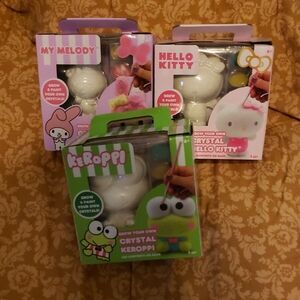 Sanrio Crystal Growing Kit - Hello Kitty, My Melody, Keroppi